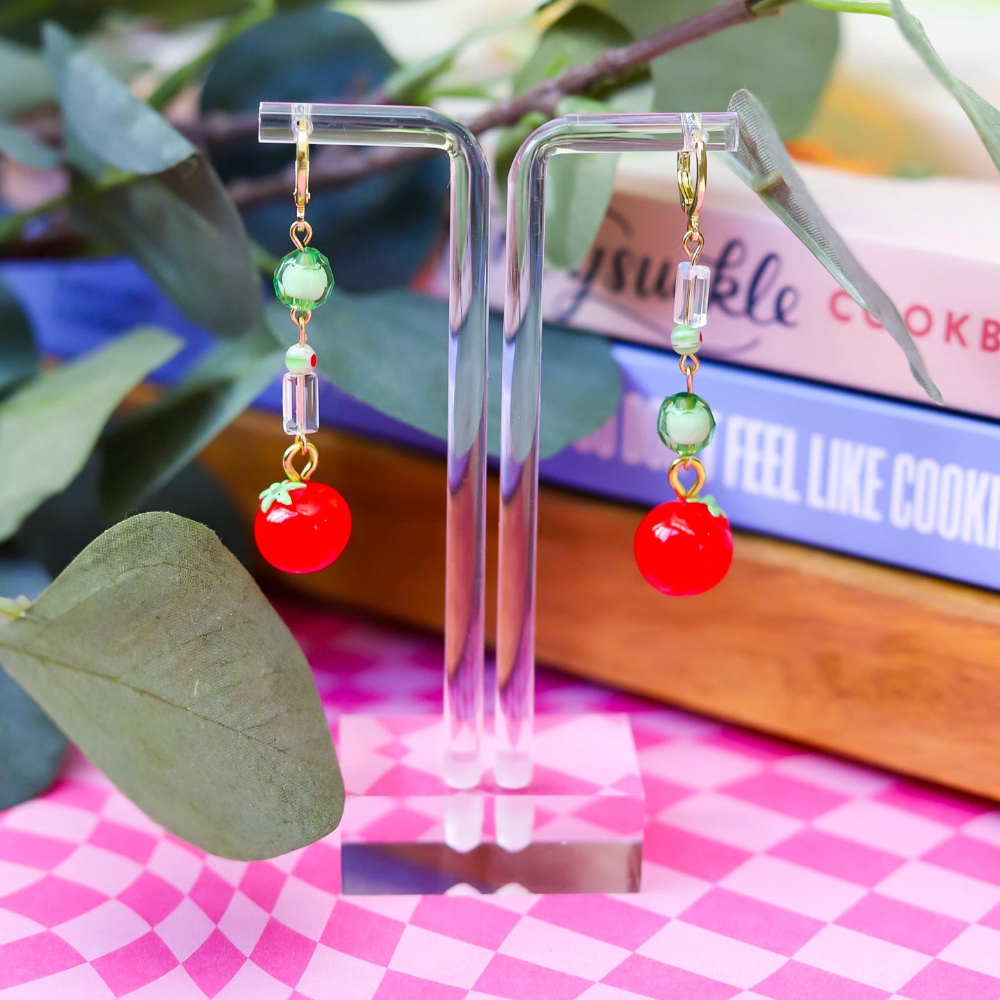 Tomato Whimsy Earrings