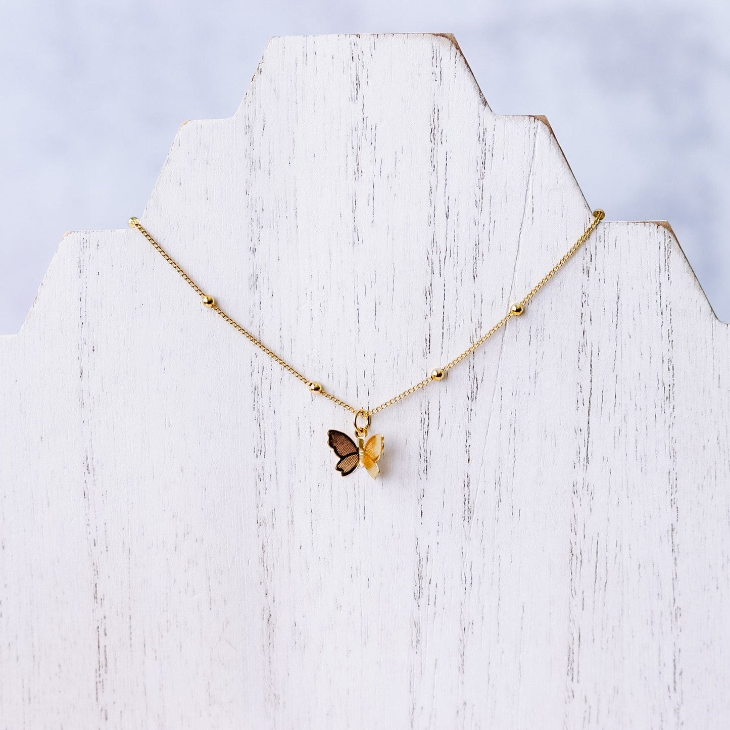 Gold Butterfly Necklace