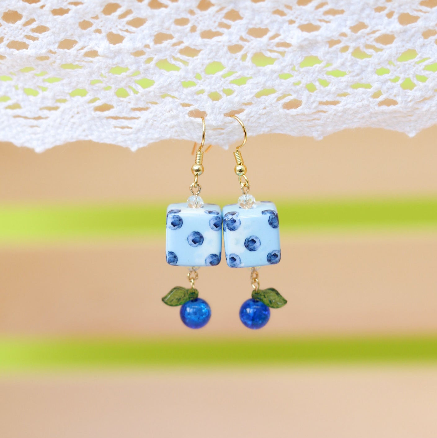 Blueberry Block Party Earrings