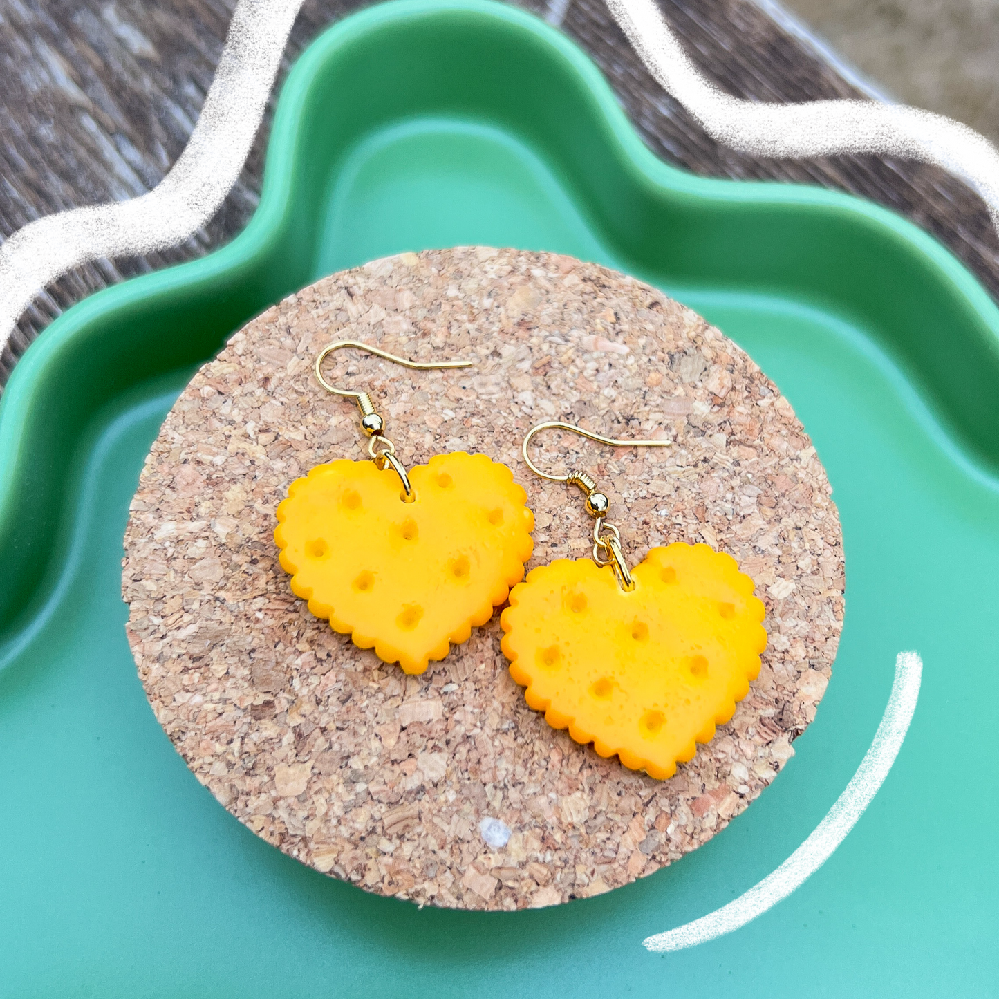 Cheese & Crackers Earrings