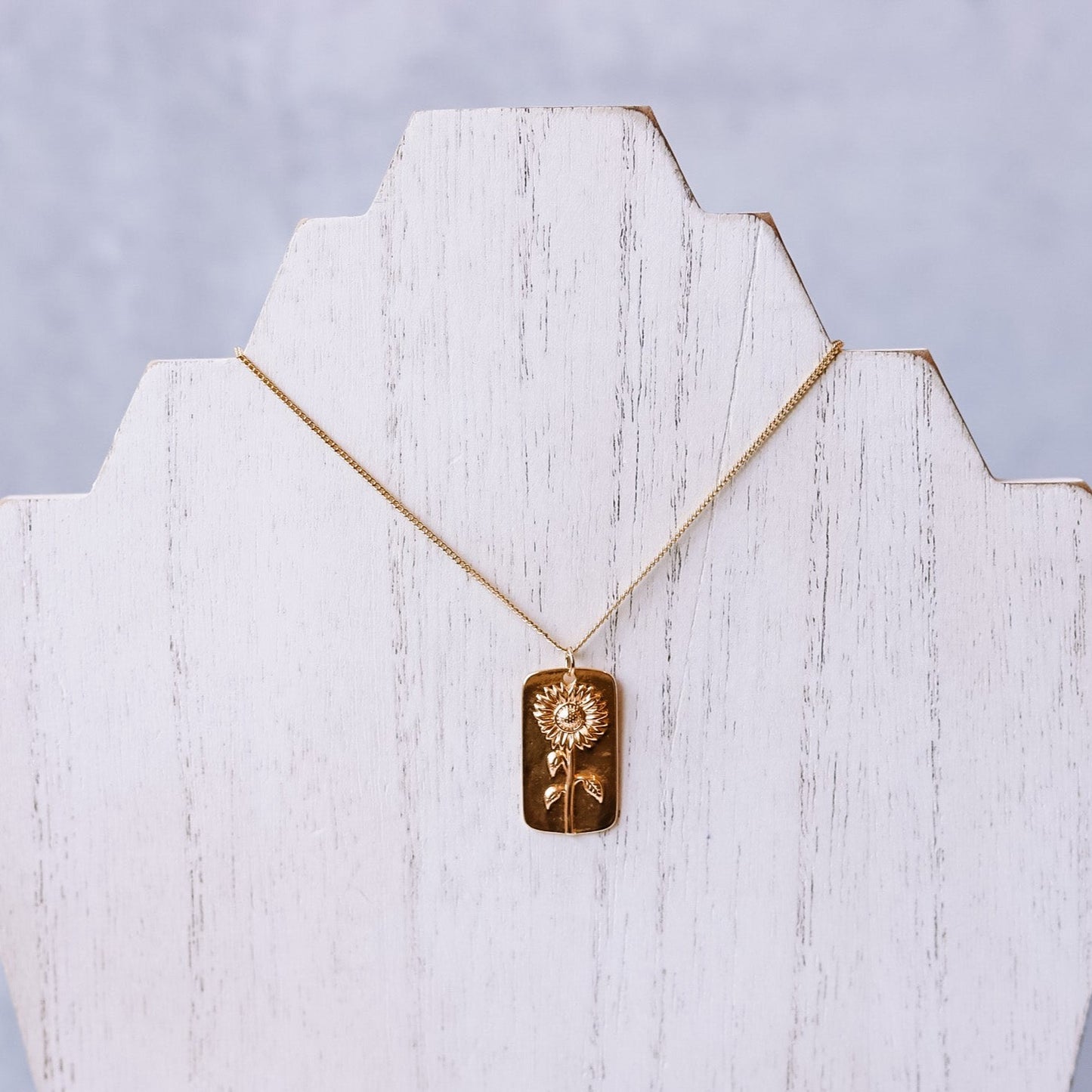 Sunflower Pendant Necklace