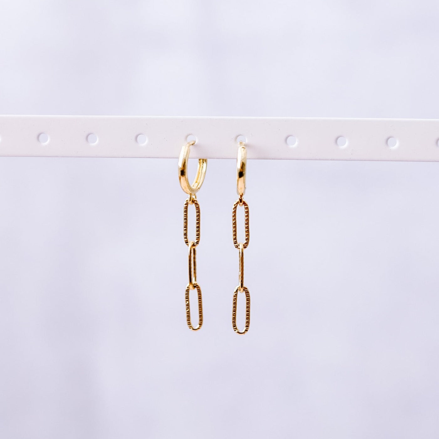 Paperclip Chain Earrings