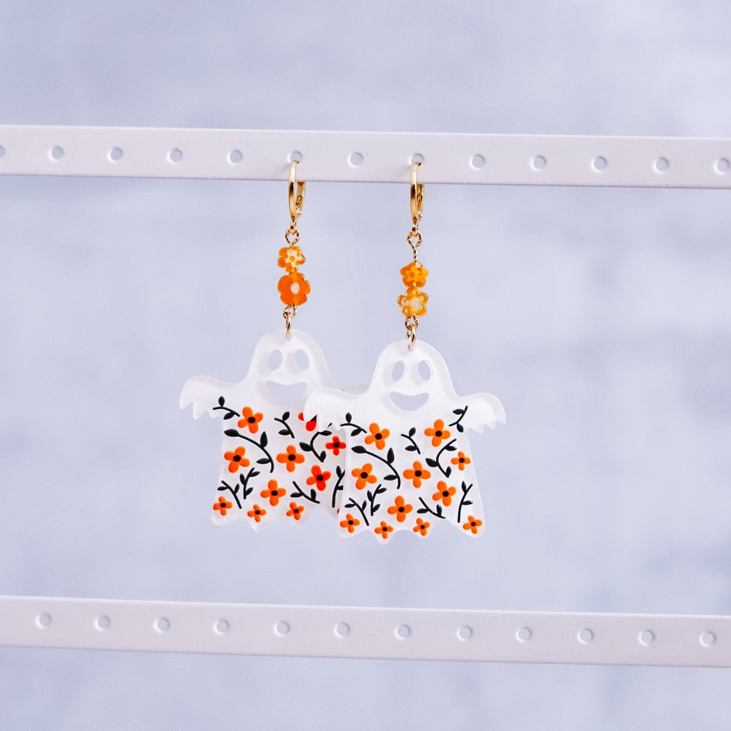 Floral Ghost Earrings
