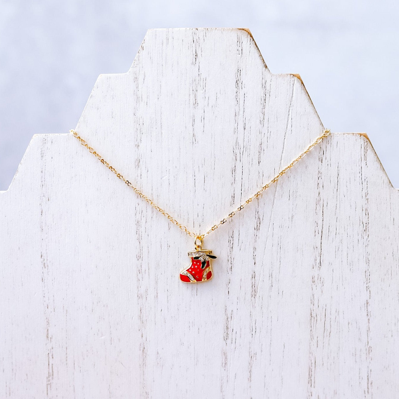 Christmas Stocking Necklace