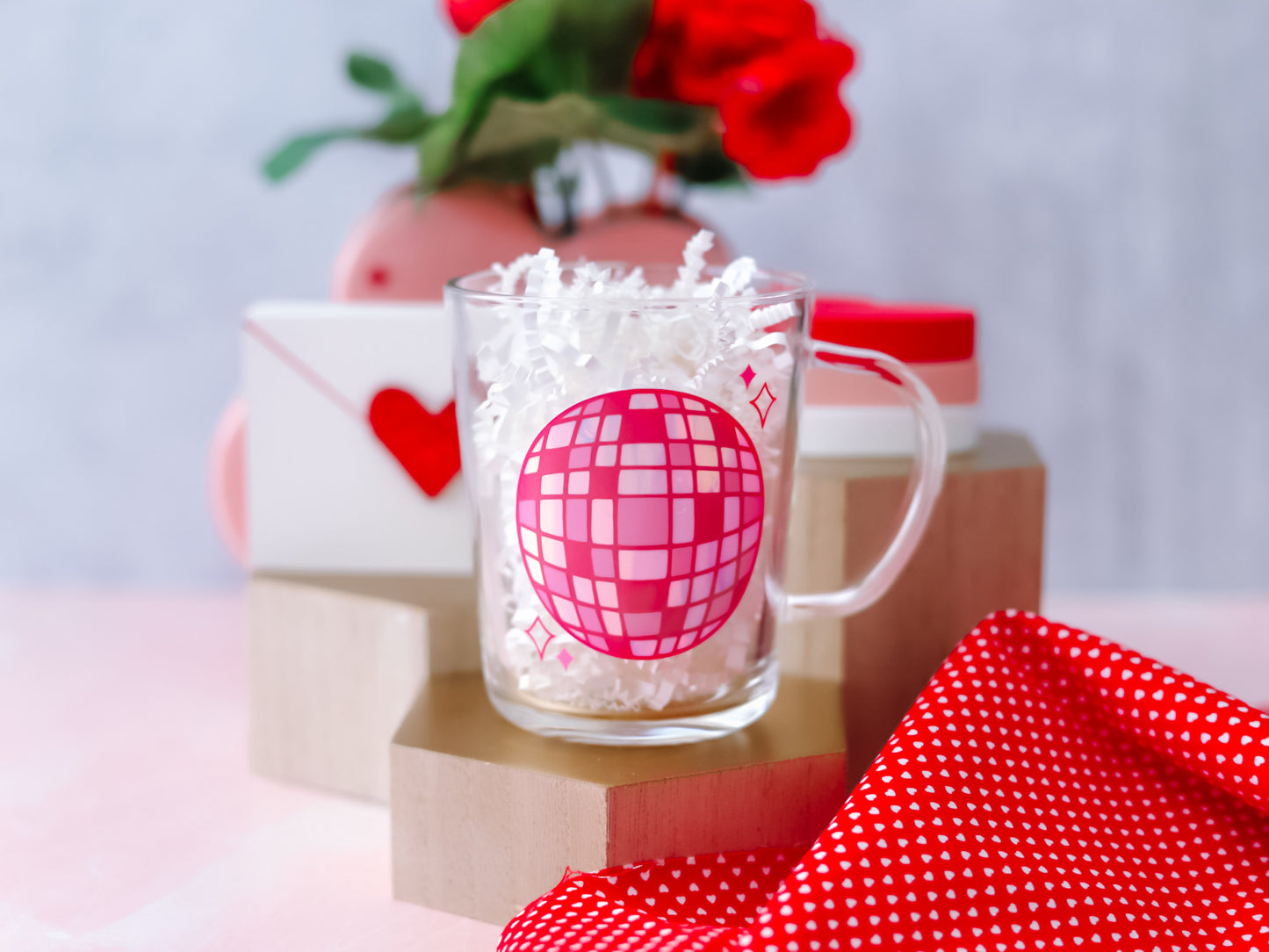 Disco Cowgirl Glass Mug