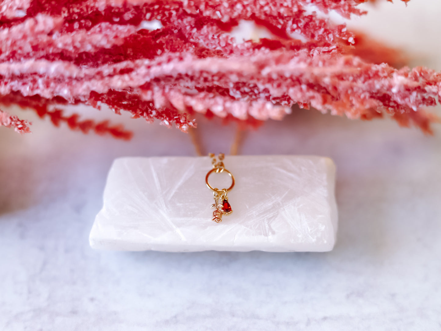 Roses Are Red Necklace