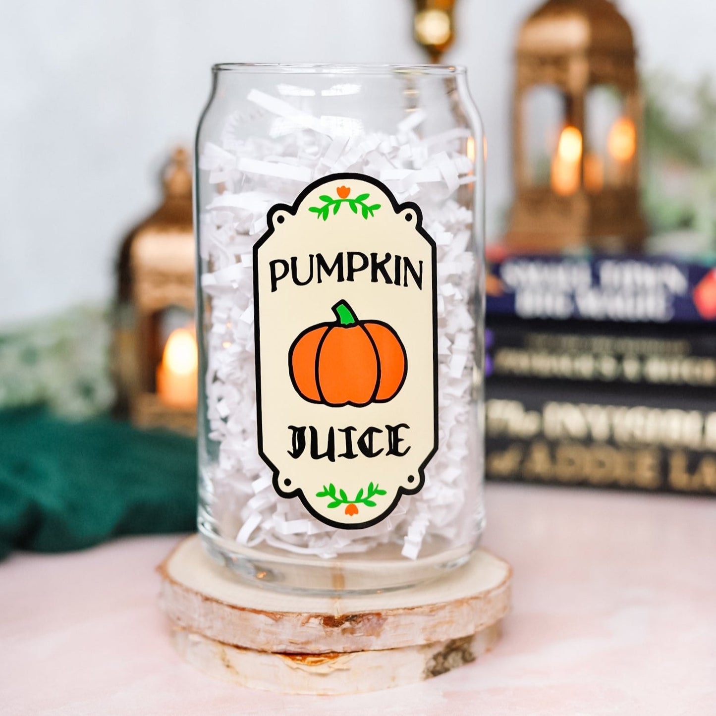 Pumpkin Juice Glass
