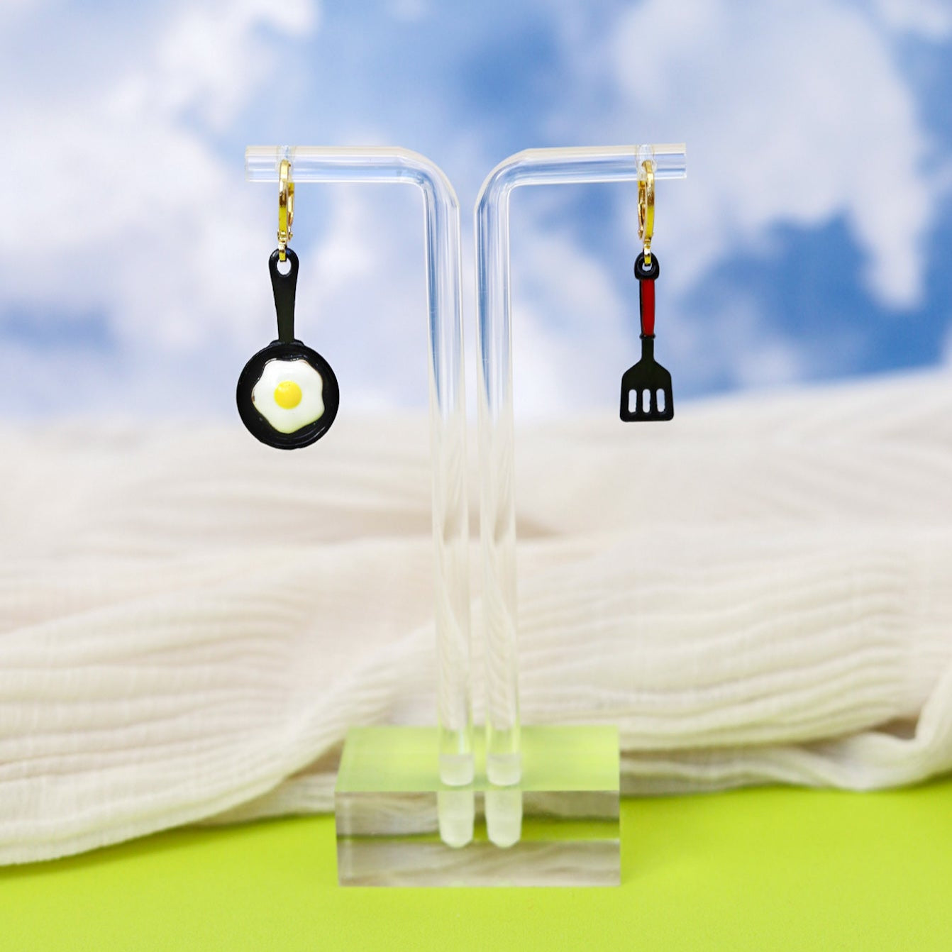 Frying Pan Earrings