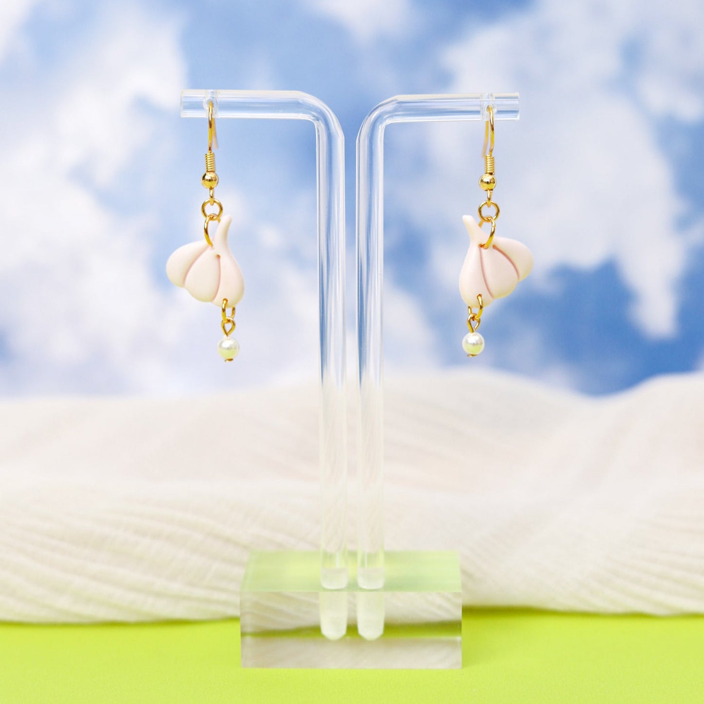 Garlic Clay Earrings