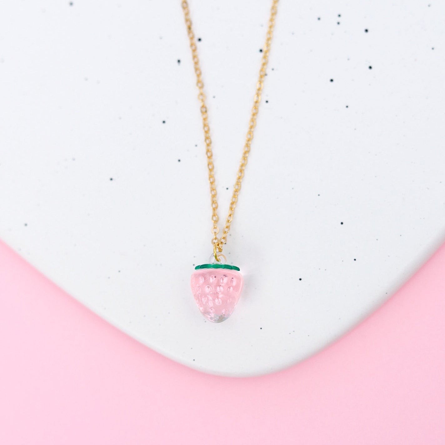 Strawberry Pendant Necklace