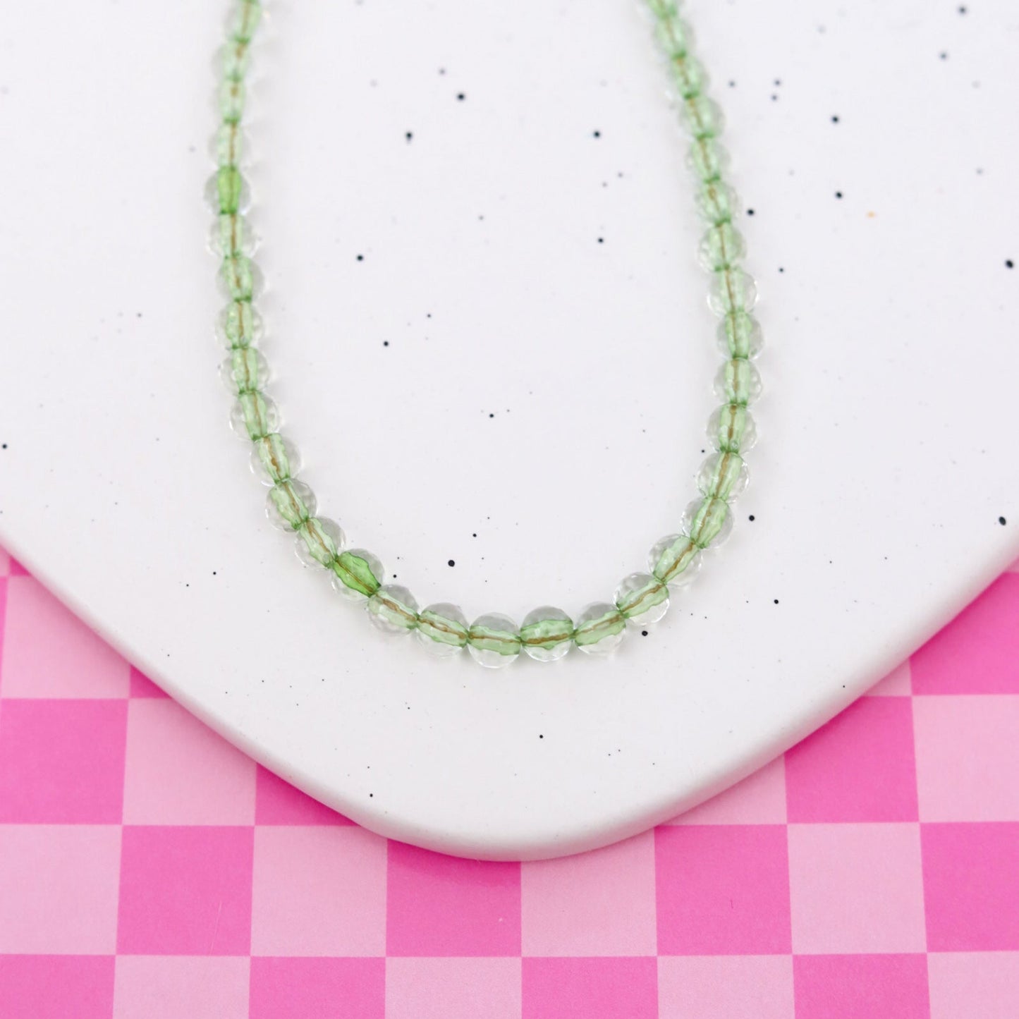 Green Beaded Necklace