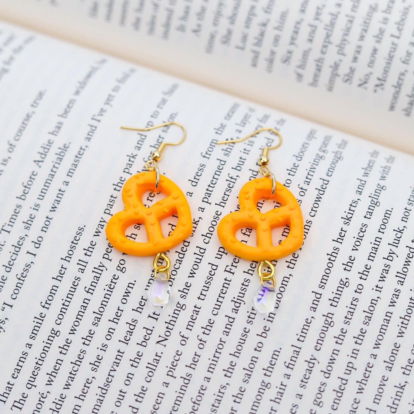Cheese Pretzel Earrings
