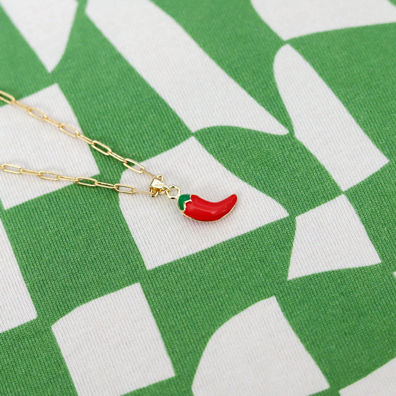 Chili Pendant Necklace