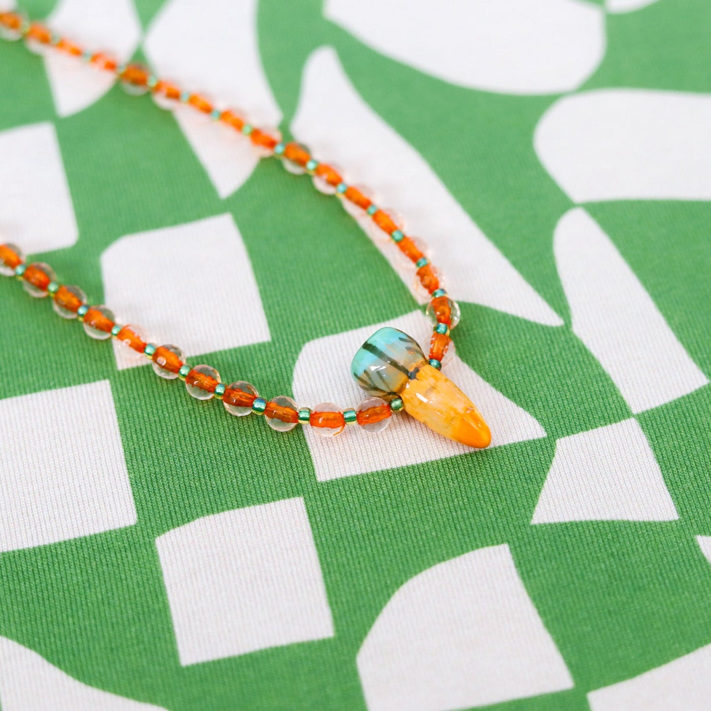 Porcelain Carrot Necklace