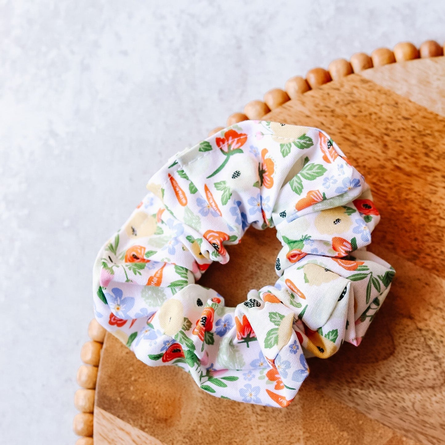 Floral Easter Scrunchie