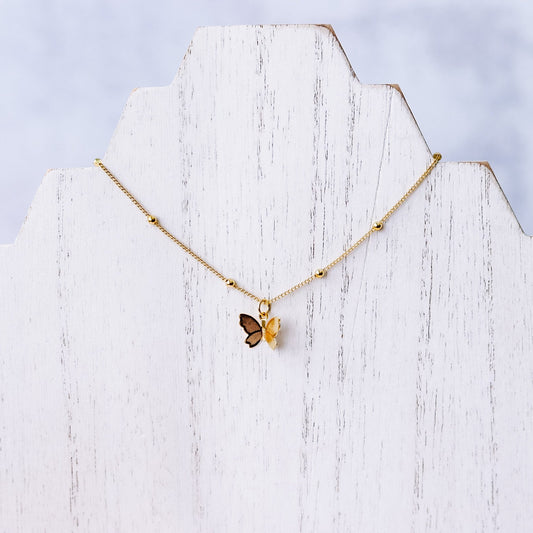 Gold Butterfly Necklace