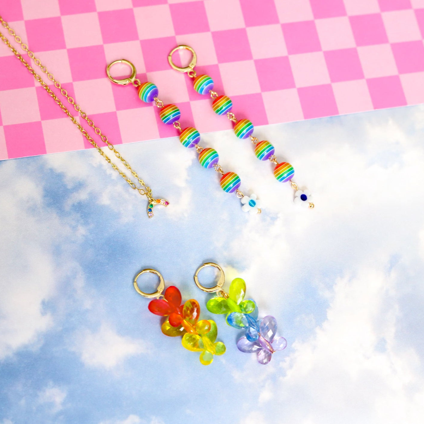 Rainbow Meadow Dangles