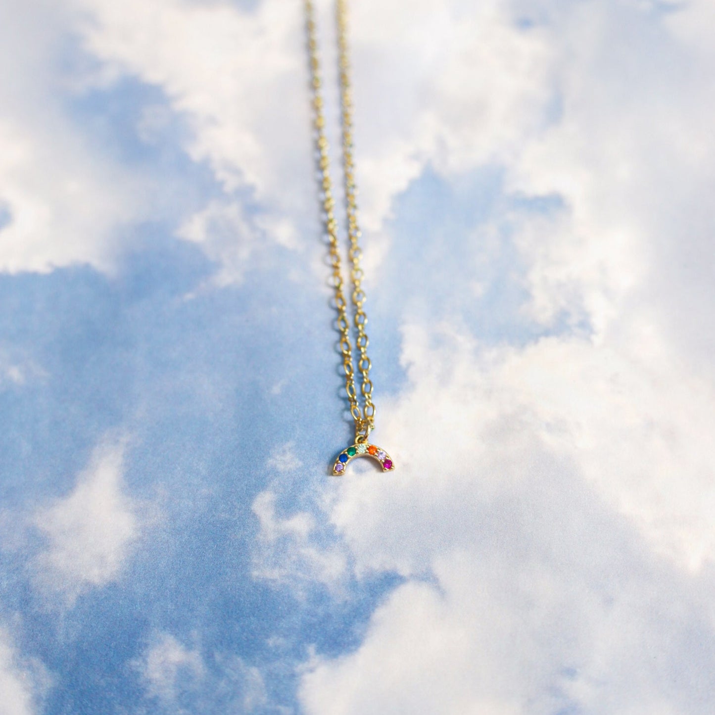 Rainbow Charm Necklace