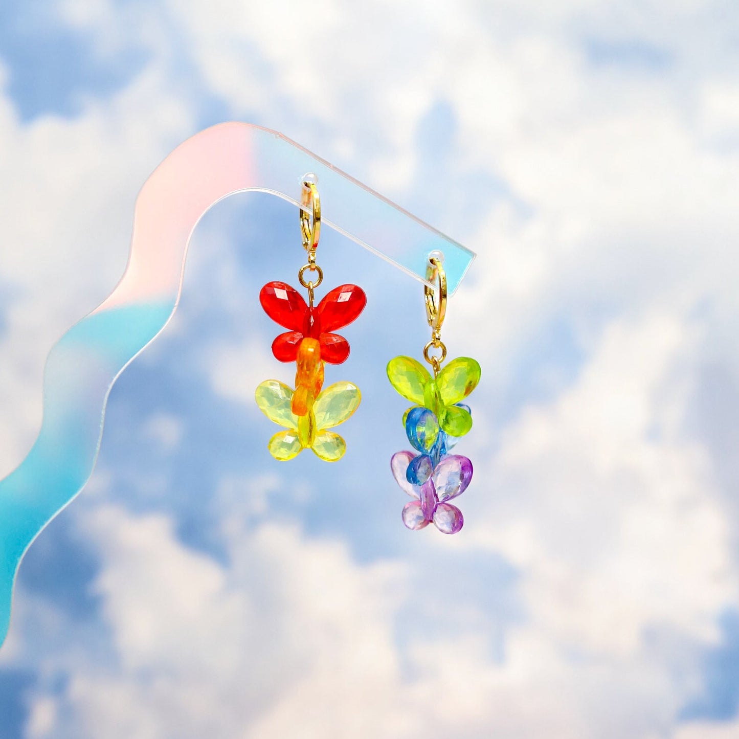 Rainbow Butterfly Drops