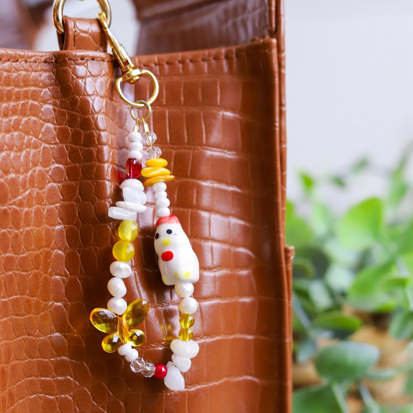 I ♡ Chicken Keychain