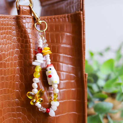 I ♡ Chicken Keychain