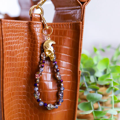 Iridescent Skulls Keychain