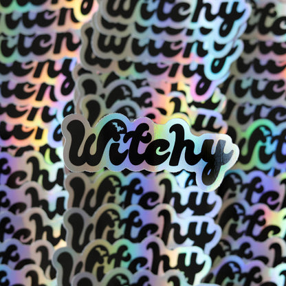 Witchy Holographic Sticker