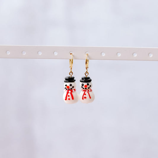 Glass Snowmen Huggies