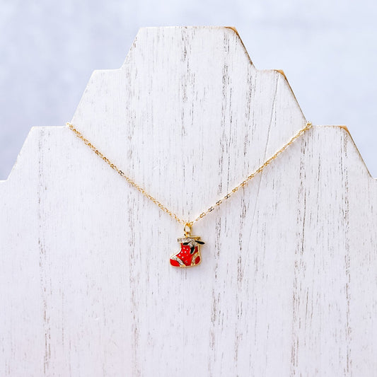 Christmas Stocking Necklace