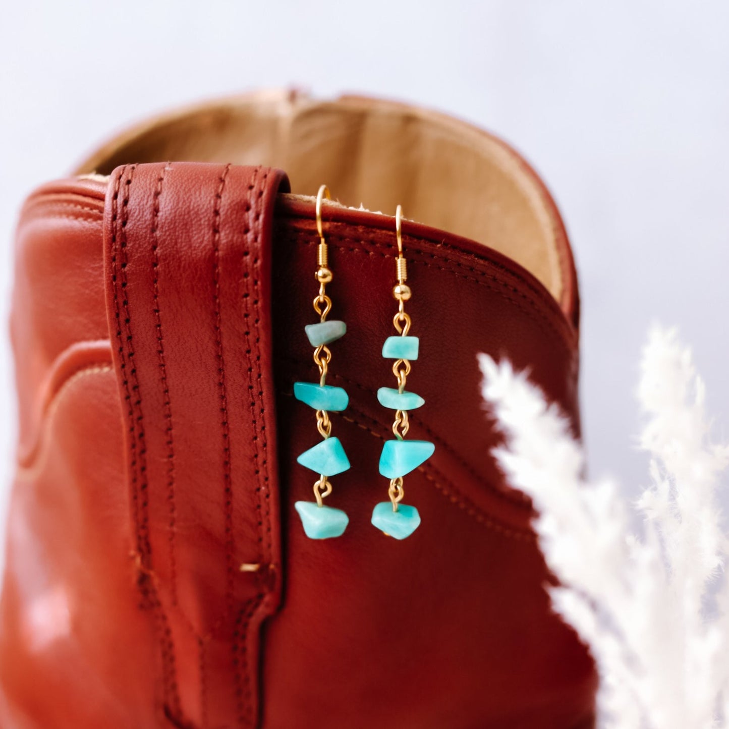 Turquoise Stone Earrings