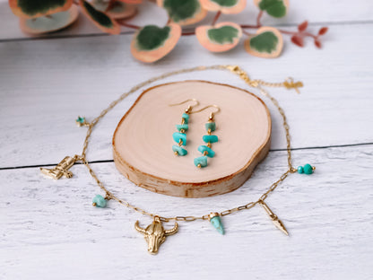 Turquoise Stone Earrings