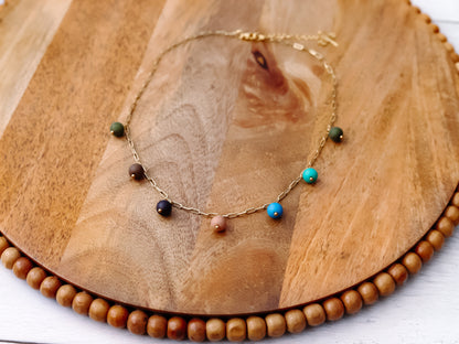 Nature's Palette Paperclip Necklace