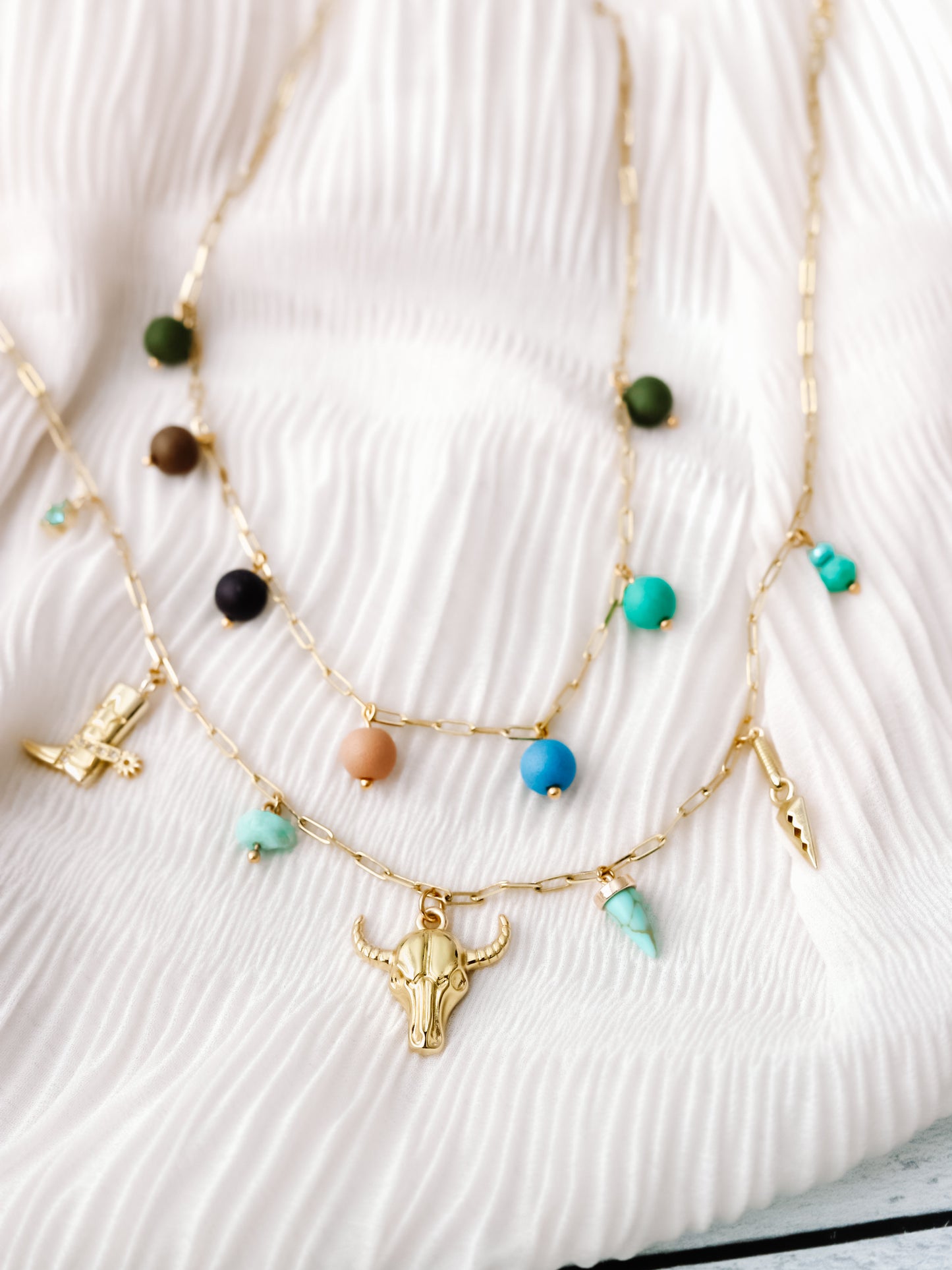 Nature's Palette Paperclip Necklace