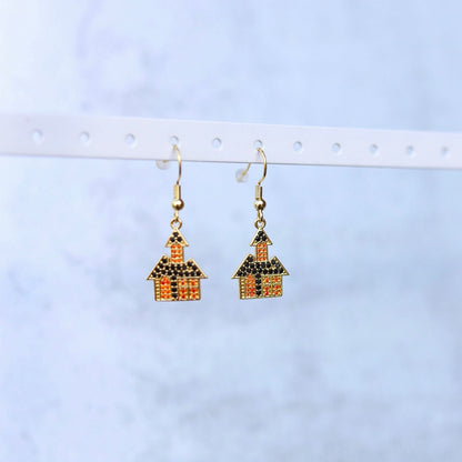 Haunted House Earrings