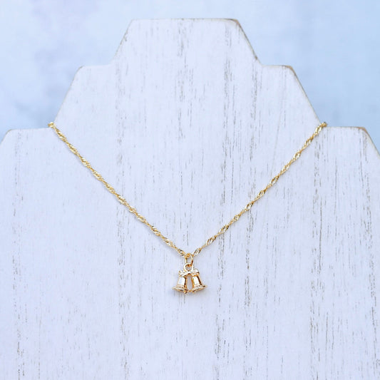 Gold Bell Necklace