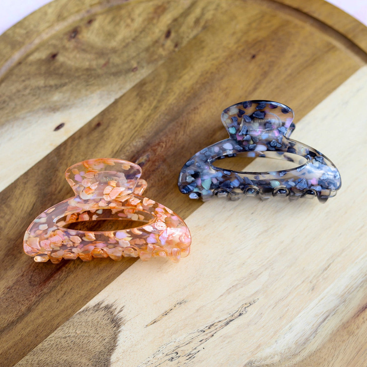 Speckled Claw Clip