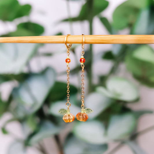 Pumpkin Drop Earrings