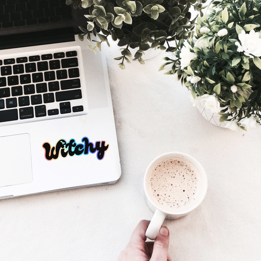 Witchy Holographic Sticker