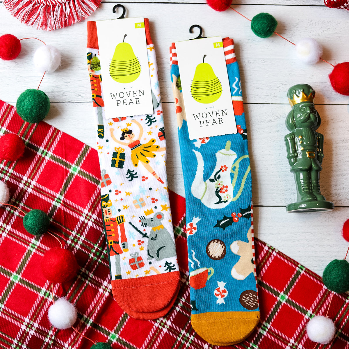 Festive Christmas Crew Socks