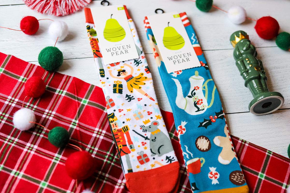 Festive Christmas Crew Socks