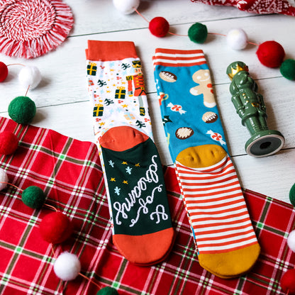 Festive Christmas Crew Socks