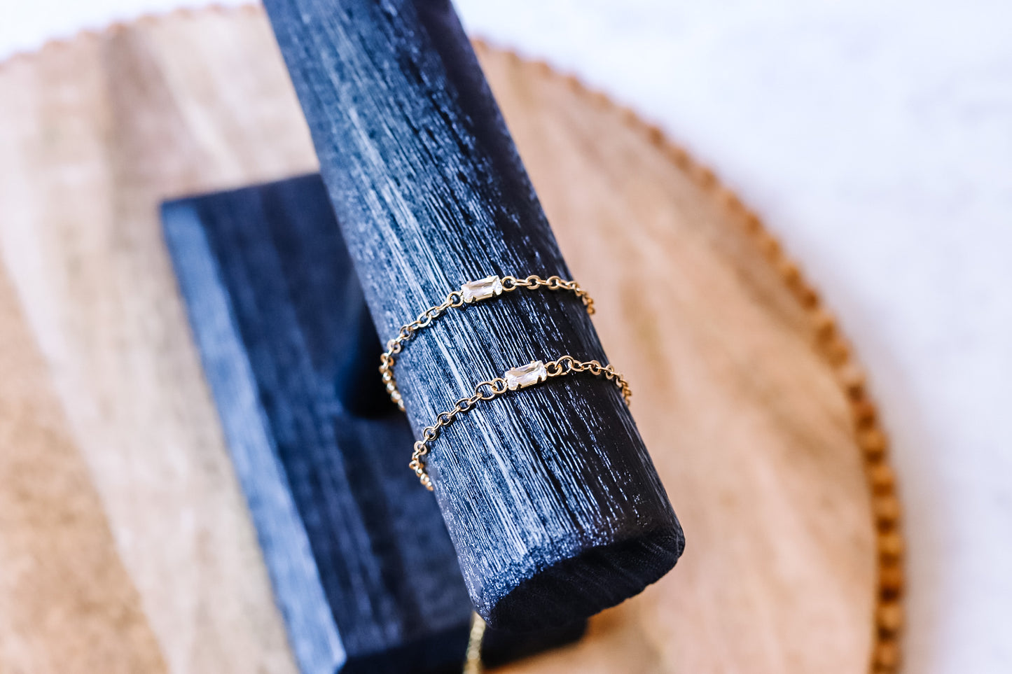 Baguette Diamond CZ Bracelet